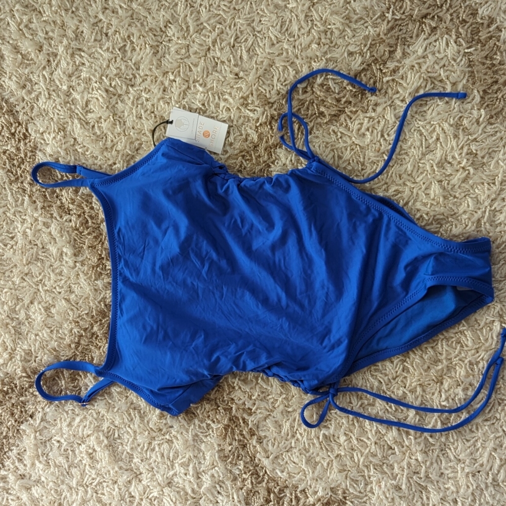 Blue One Piece Swimsuit